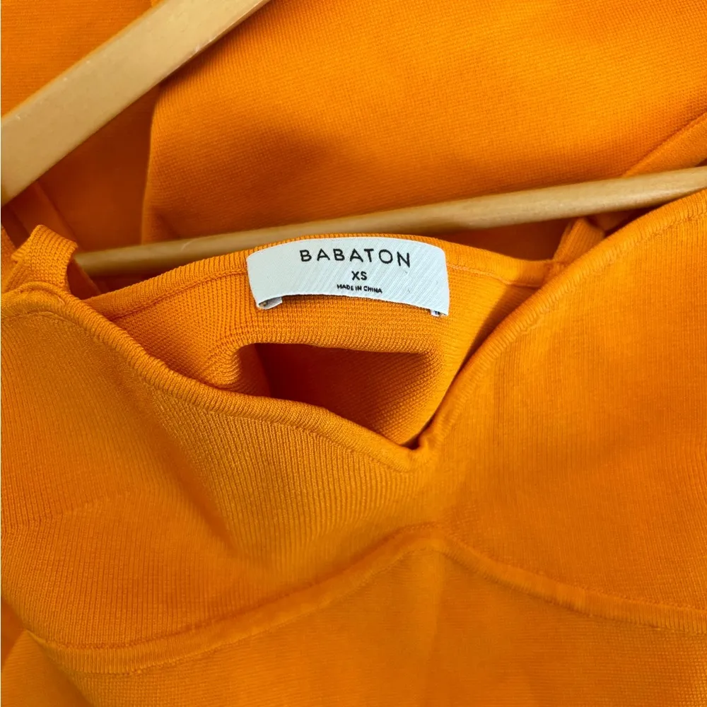 Aritzia Babaton Lariat Dress Size XS Ribbed Midi Dress Beach Summer - Image 3