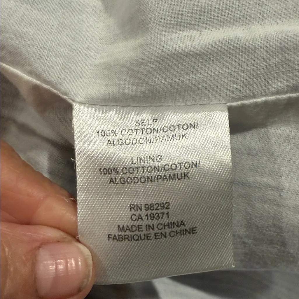 TIBI Elliot Striped Trapeze Dress Blue Dropped Shoulders Balloon
Sleeves Women 4 - Image 10