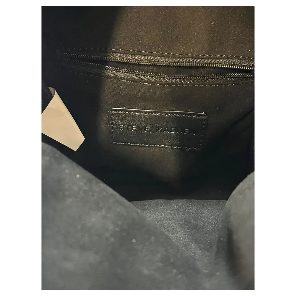 New Steve Madden Backpack Crossbody Camouflage Convertible Purse Black Green - Image 14