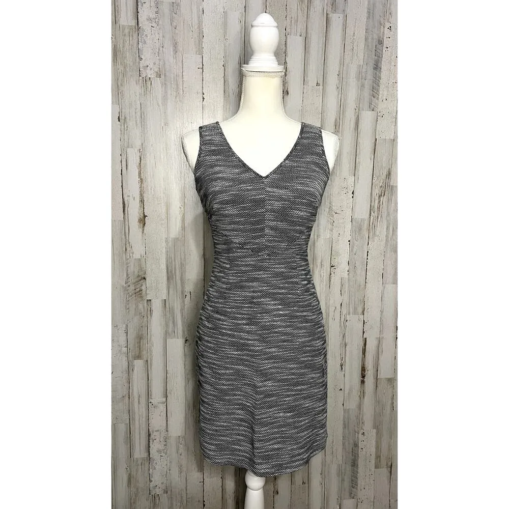 Banana Republic Women's Tweed V-Neck Sheath Dress 0P Multicolor‎ - Image 2