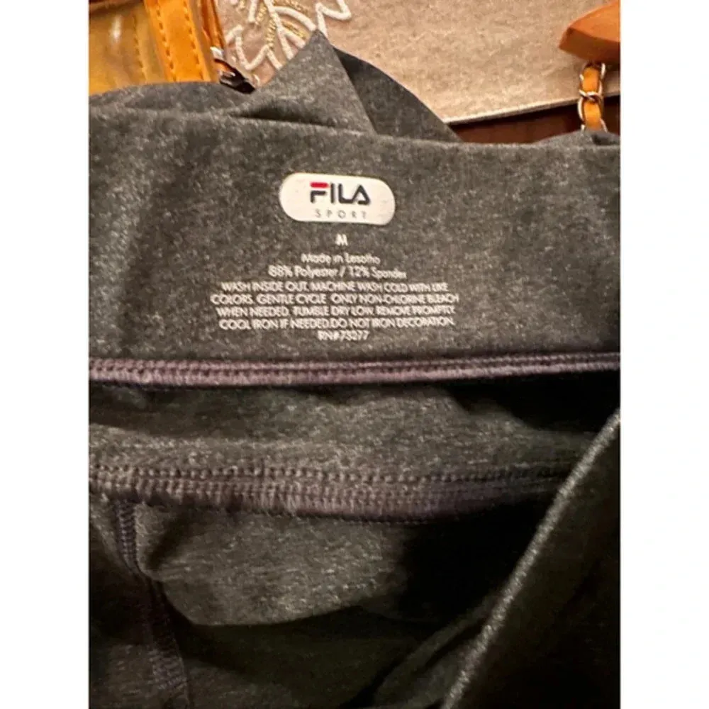 Women's Fila Gray‎ Pants Size M - Image 4