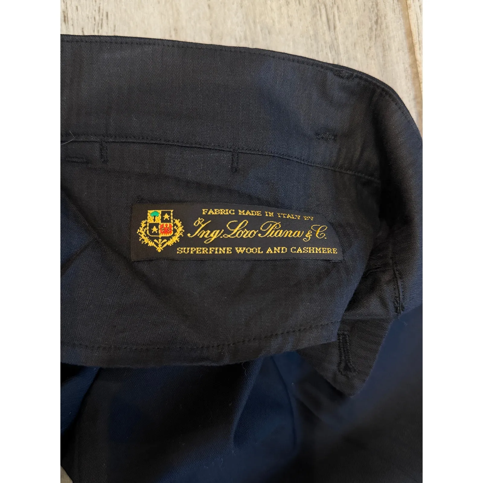 Golden Goose Wool Dress Pants Womens Small Black Straight Leg - Image 6