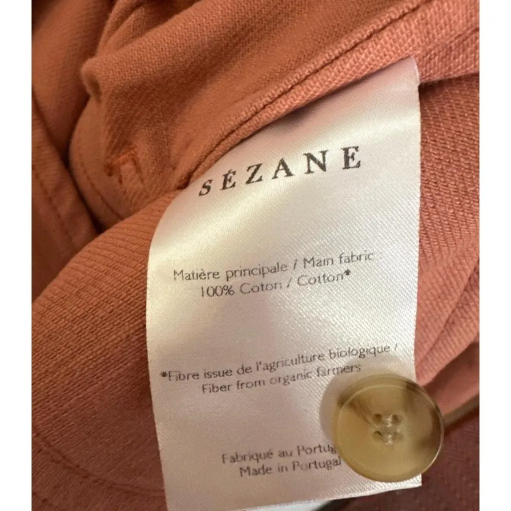 Sézane Sezane Will Jacket pink cotton Size xs bust 36 - Image 5