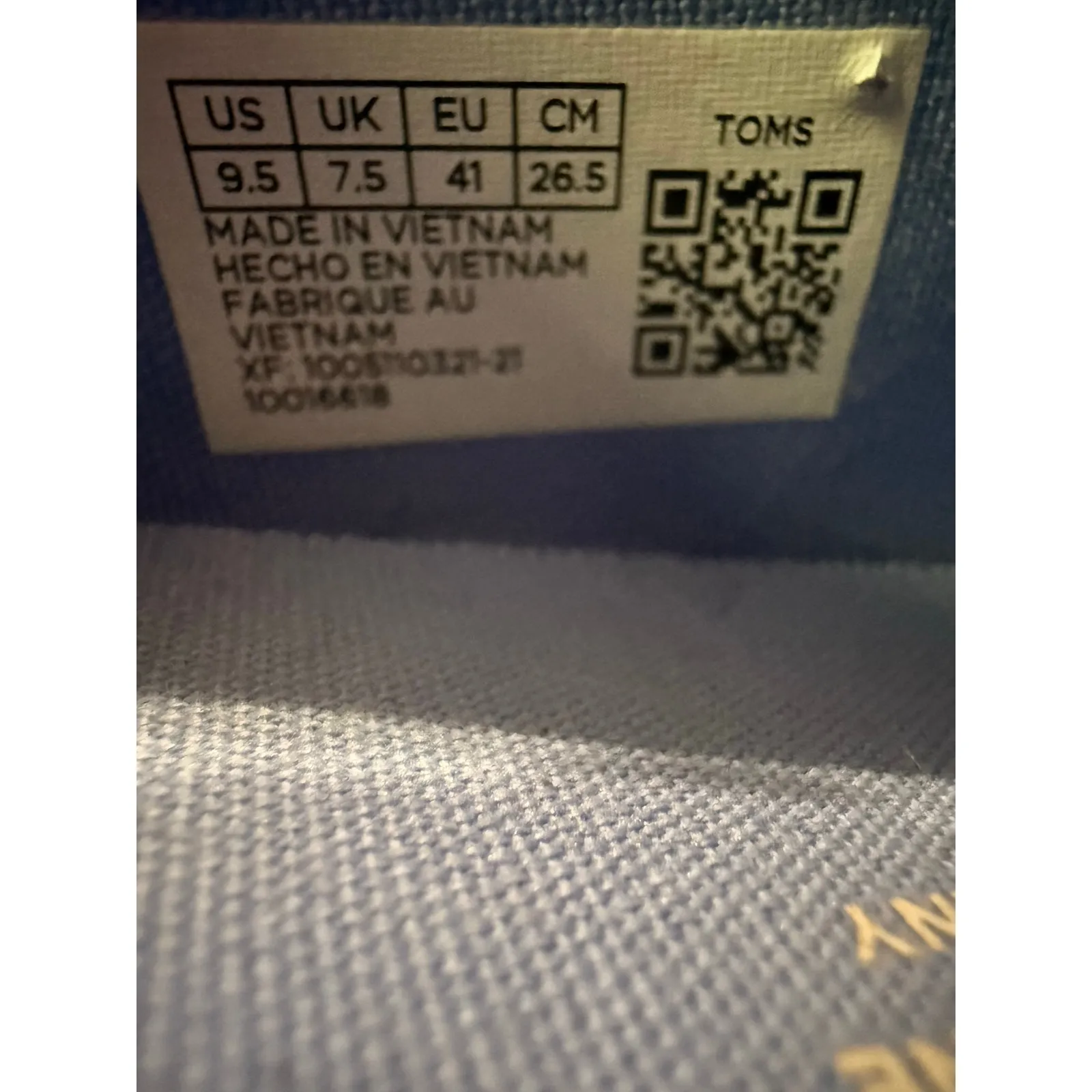 TOMS Blue Green Mermaid Scale Glitter Flats Size 9.5 - Image 6