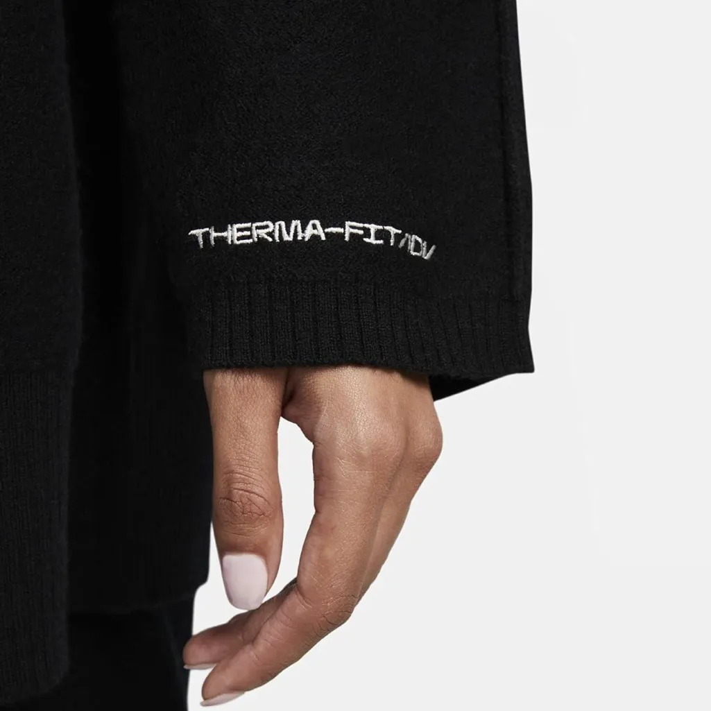 Nike Wool Yoga Therma-FIT ADV Orewood Long Sleeve Knit Shirt women’s Medium - Image 5