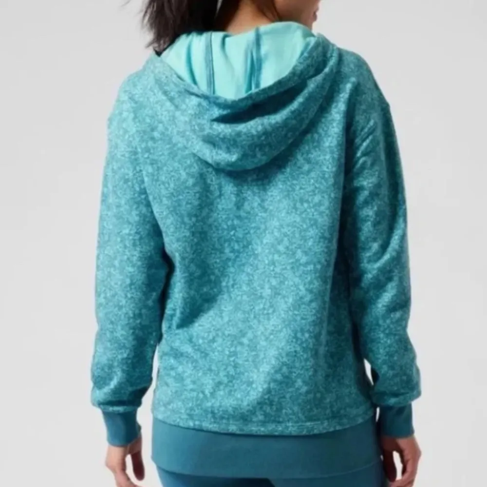 Women’s Hoodie Sundown Alliance Teal Athletic Pullover Oversize Warm - Image 3