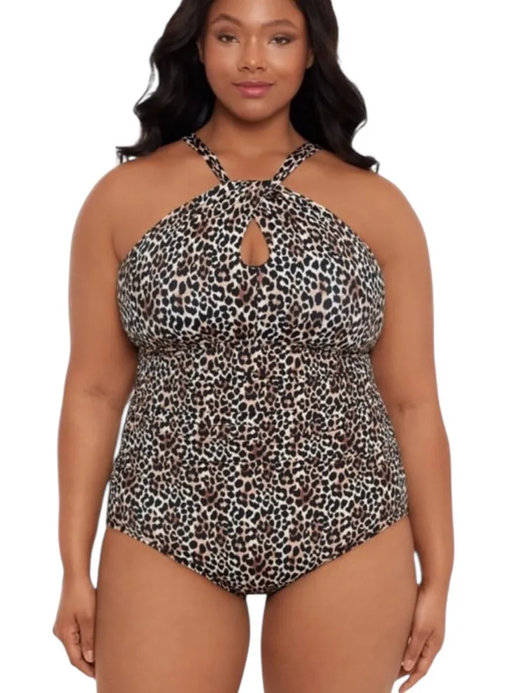 NEW Embrace Your Curves By Miraclesuit Tummy Control Slimming Swimsuit Size 3X Black - Image 1