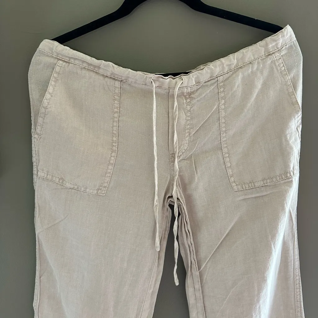 Victoria's Secret  Cream Cargo Pants - Image 7