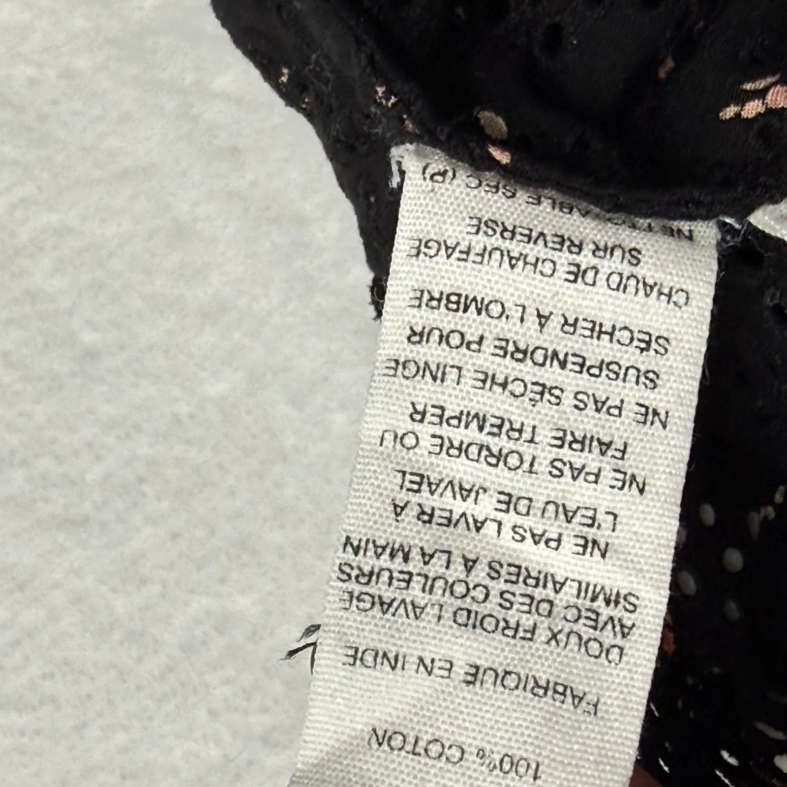 Ulla Johnson Choux top in Noir Floral Eyelet lace Ruffle Neck Flutter Sleeve 2 - Image 6