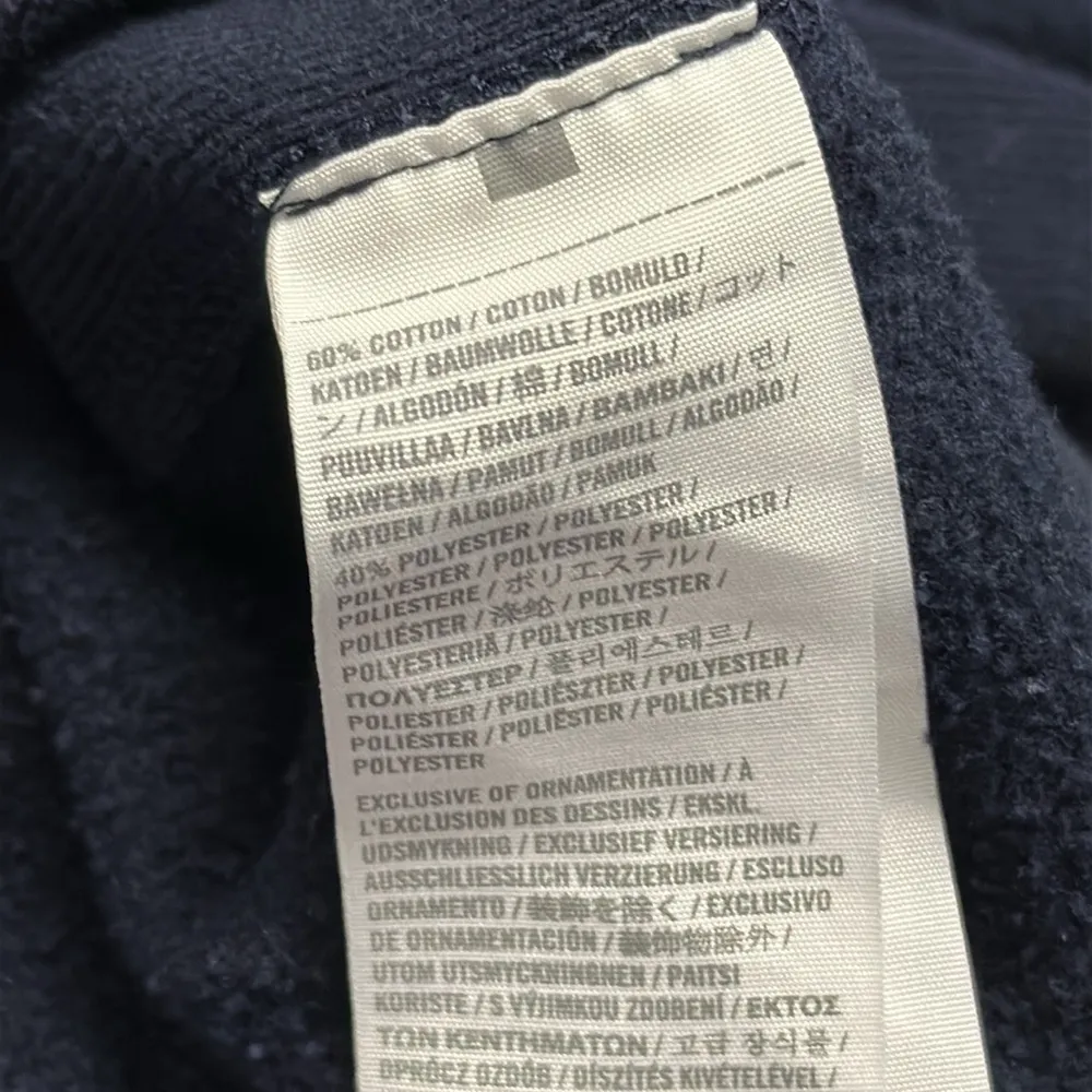 Abercrombie & Fitch Navy Blue Long Sleeve Sweatshirt Scoop Neck Womens XS - Image 6