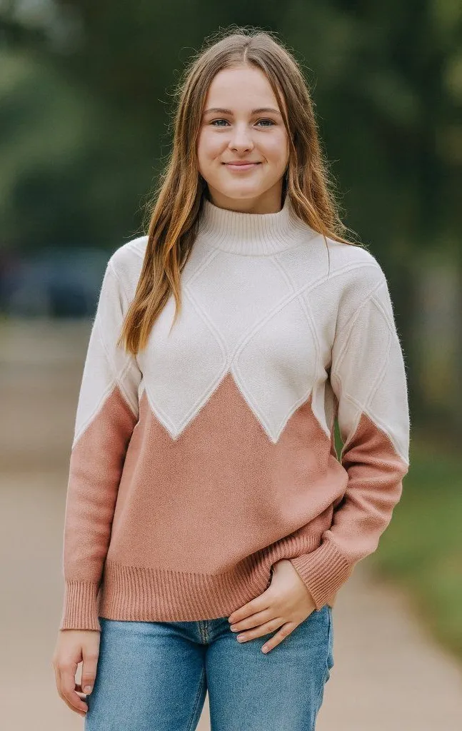 Alfani Size L Turtleneck Rayon Polyester Nylon Long Sleeves Sweater MRSP 79.99 - Image 1