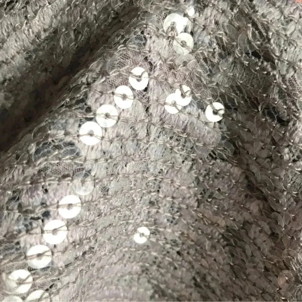 Anthropologie Yoana Baraschi Reveillon Sequin Mauve Pencil Lined Formal Skirt 0 - Image 6