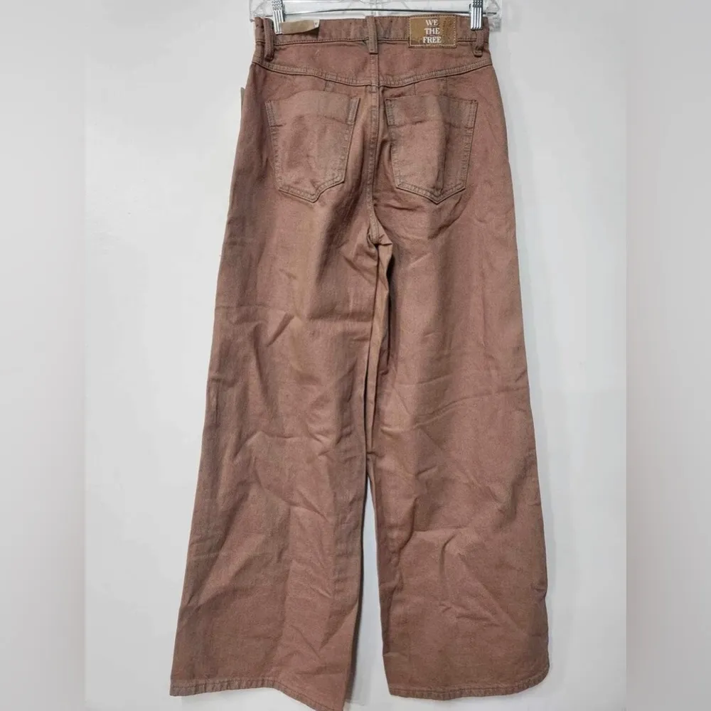 Free People We The Free CRVY Gia Wide-Leg Jeans Size 25. B19 - Image 3