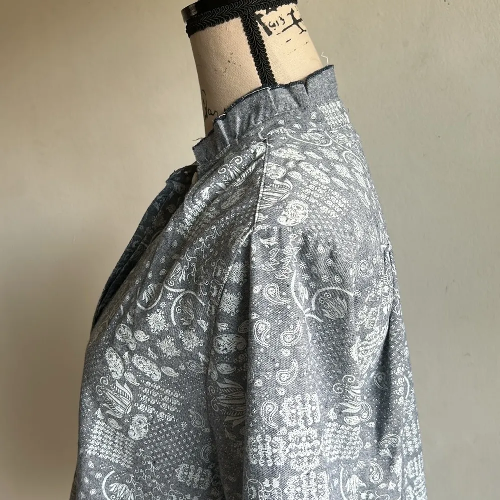 Dylan Paisley Boho Blouson Sleeve Too Size Small NWT - Image 10