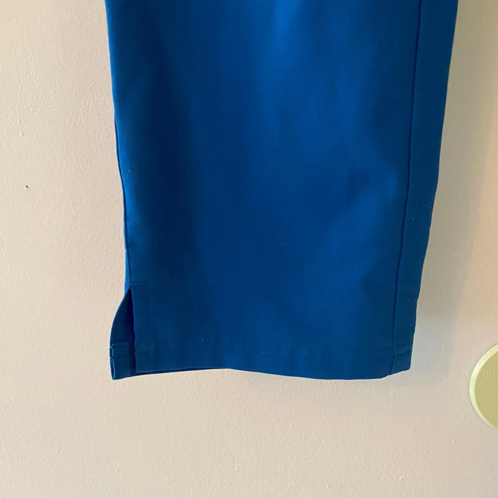 FIGS Women's size Small Tall Royal Blue Yola Skinny High Waisted Scrub Pants - Image 5