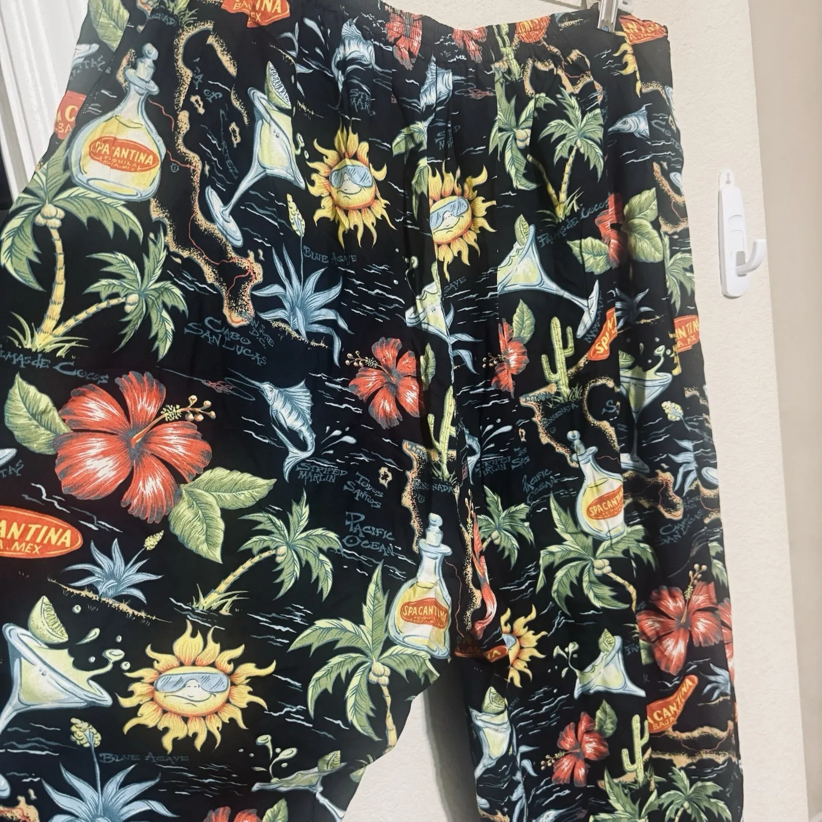 Soft Surroundings Cocktail Tropical Lounge Pants Cabo San Lucas Resort wear TXL - Image 4