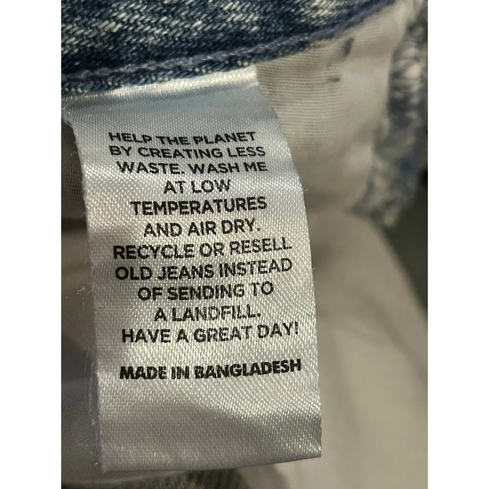 Pacsun Wide Leg Jeans High Waisted Denim Blue Trendy Casual Size 24 - Image 7