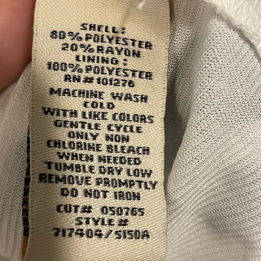 Eci New York Textured Fancy Weave Knit Blue and White Striped Dress - Image 5