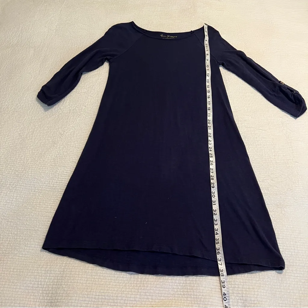 Lilly Pulitzer Sophie dress navy boat neck XS - Image 8