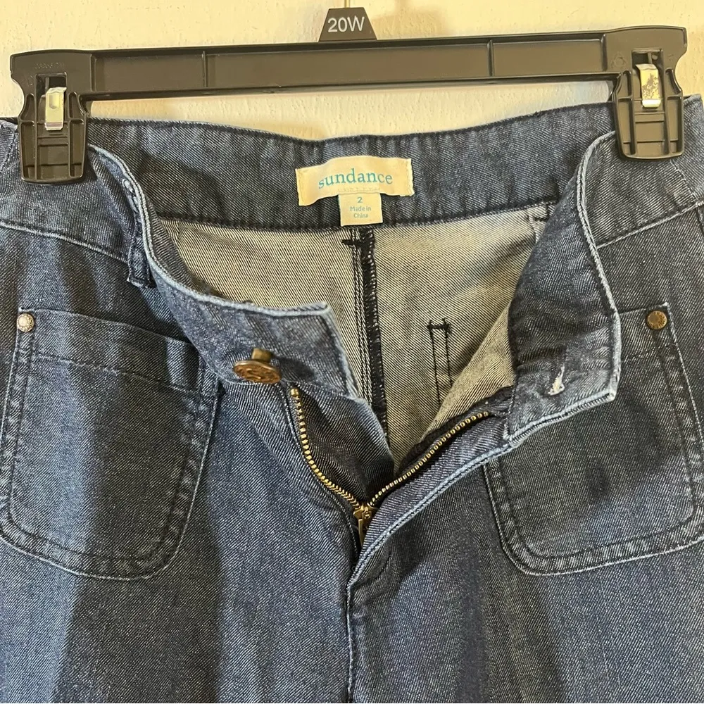 Sundance Jeans Bridget Boot Sea Cliff Medium Wash Denim in Sz 2 EUC 70s Look - Image 9