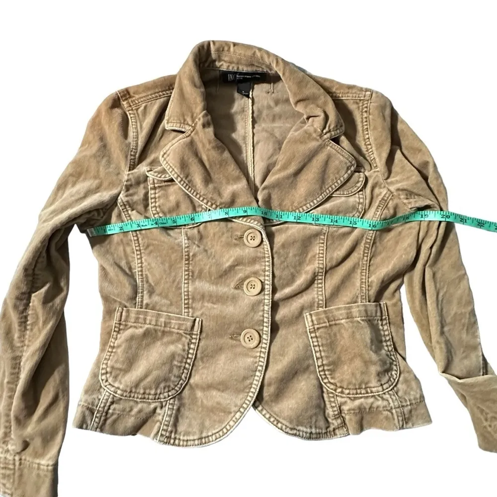 INC petite women's small tan jacket - Image 3