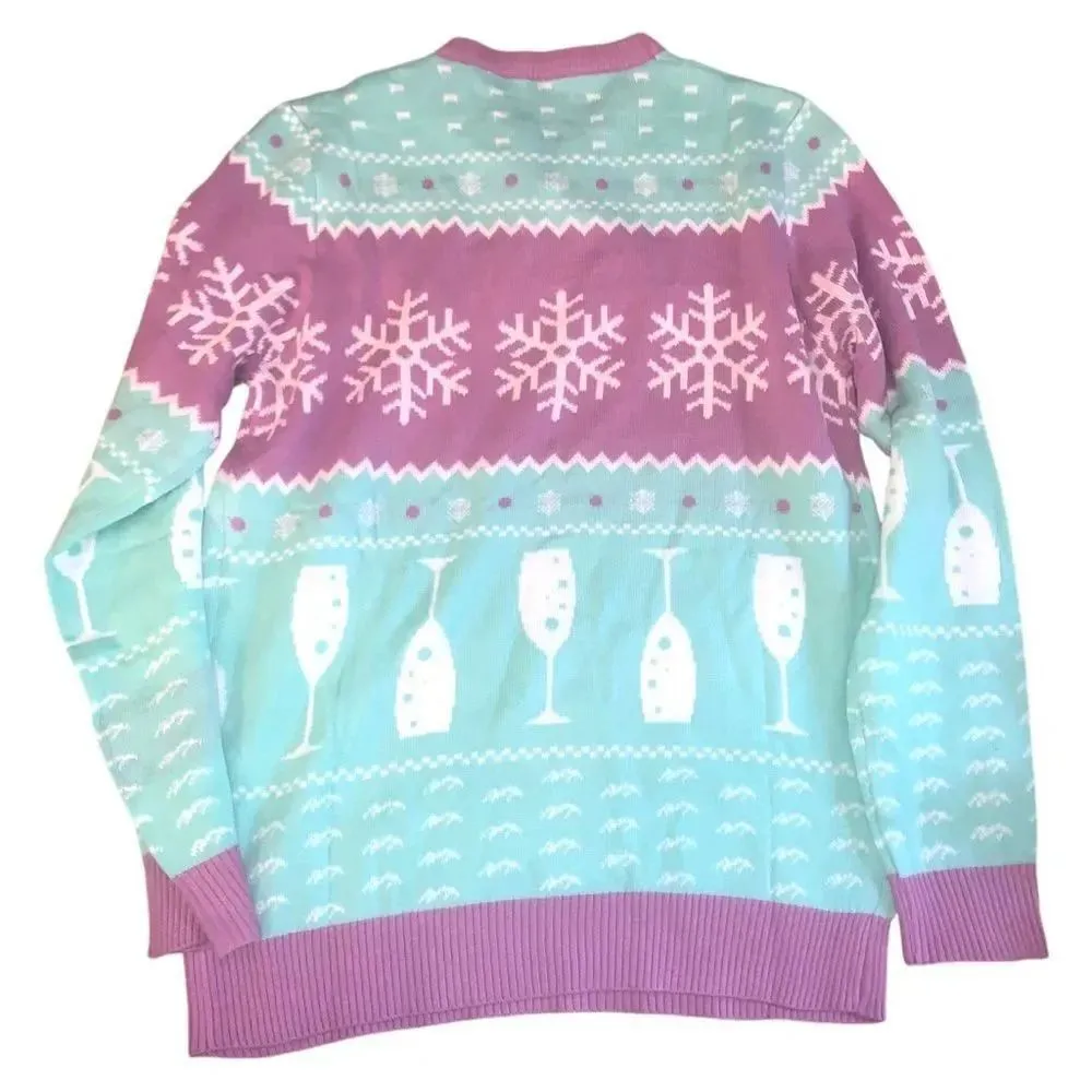 The Real Housewives of Salt Lake City Good Time Girl Holiday Sweatshirt Purple Size M - Image 4