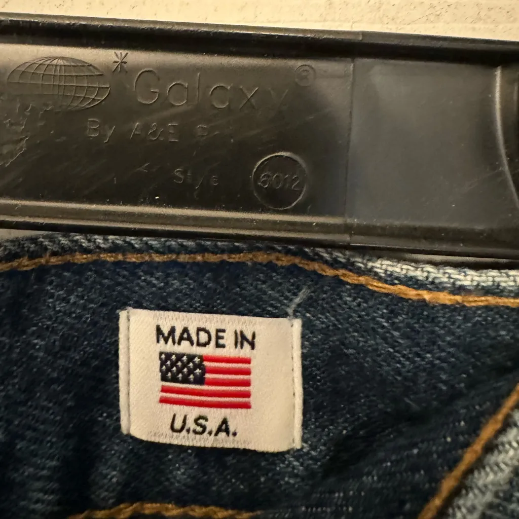 REDONE Women’s Blue Stove Pipe High Rise Straight Jeans Size 26 - Image 14