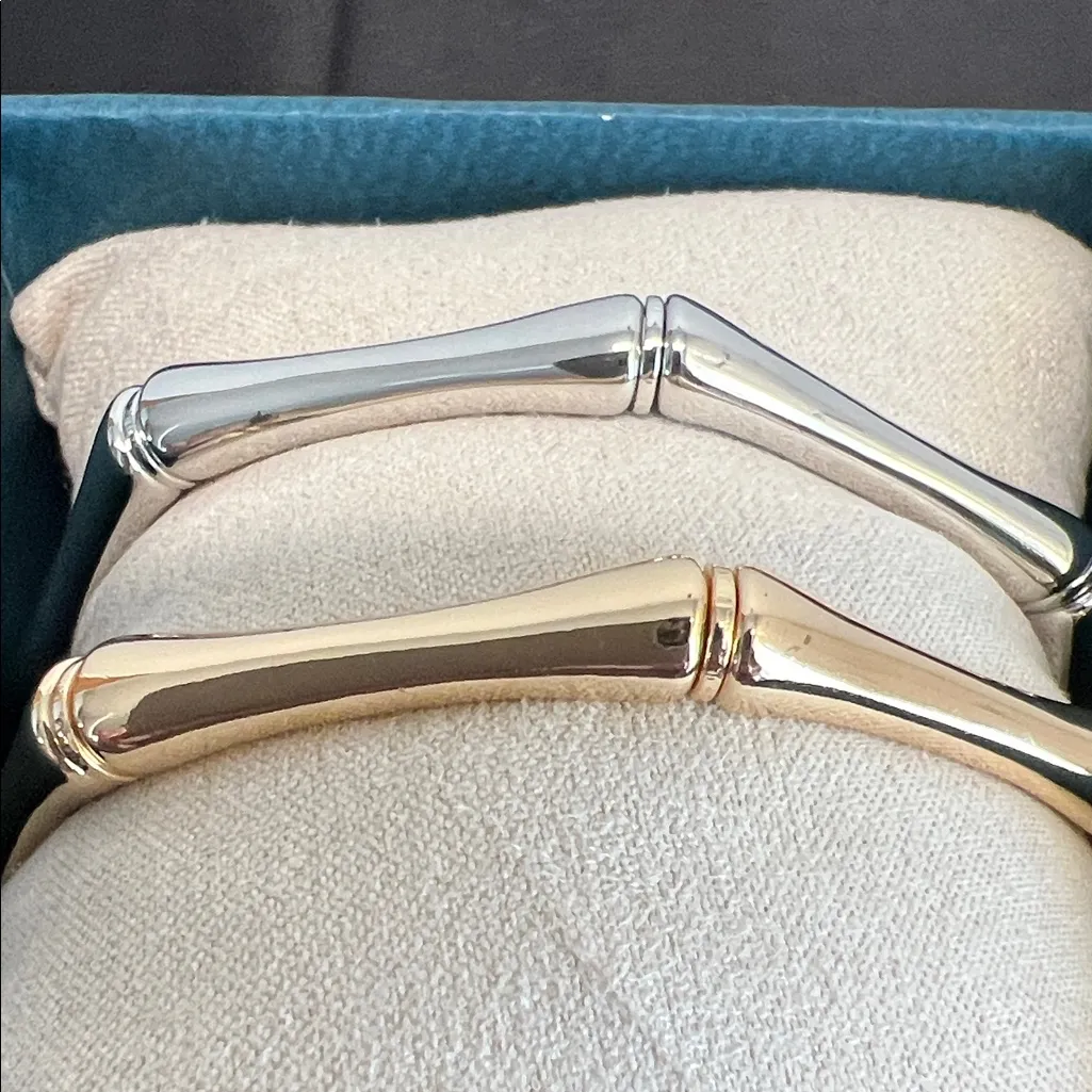 House of Harlow 1960 |Gold and Silver Stretch Bracelets ✨ Gold - Image 5