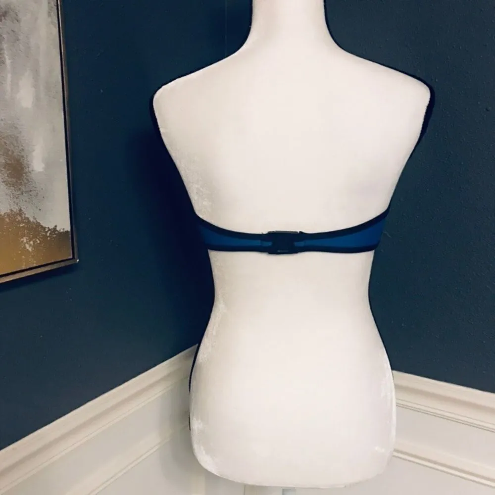 Triangl Swimwear color block bikini top Blue Size M - Image 2