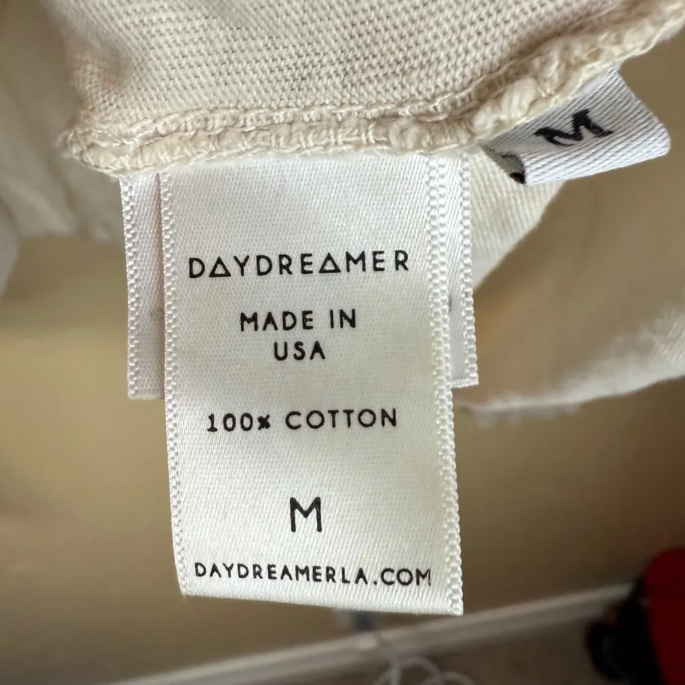 Daydreamer Def Leppard Leopard Graphic Long Sleeve Crop Top Tee Size Medium Boho - Image 6