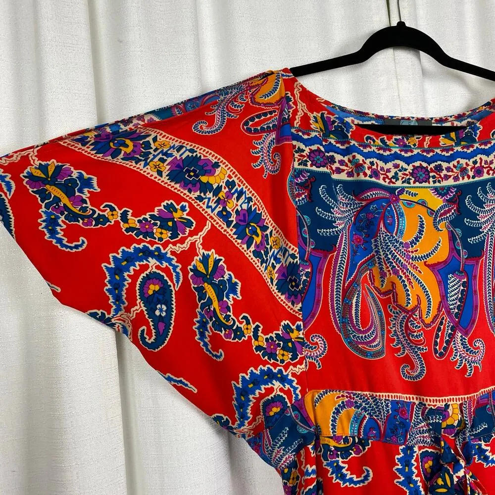 Anthropologie Eva Franco Turin Kimono Dress Sz.6 - Image 8