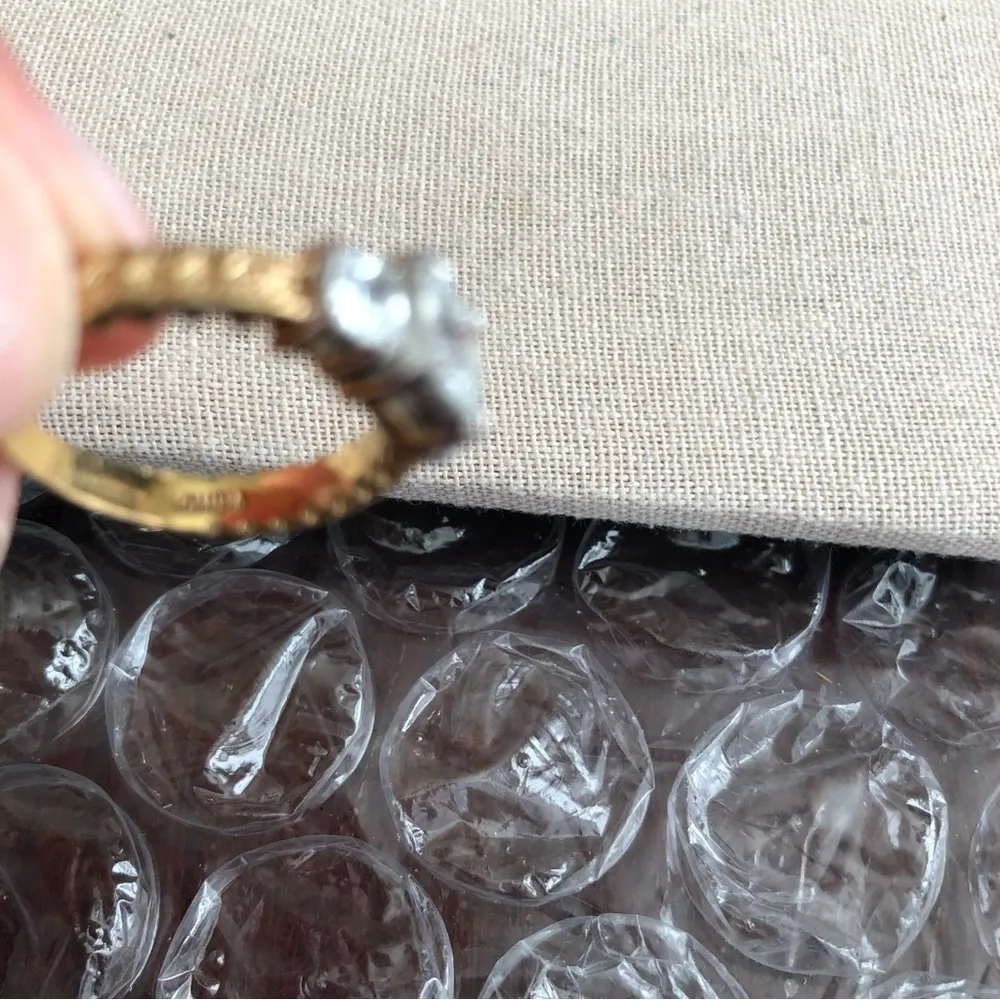 vintage stamped china ring size 8.75 - Image 4