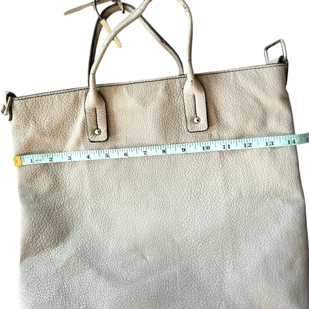 Women's grey Leather Tote Bag Zip Closure Casual Kenneth‎ Cole Handbag - Image 14