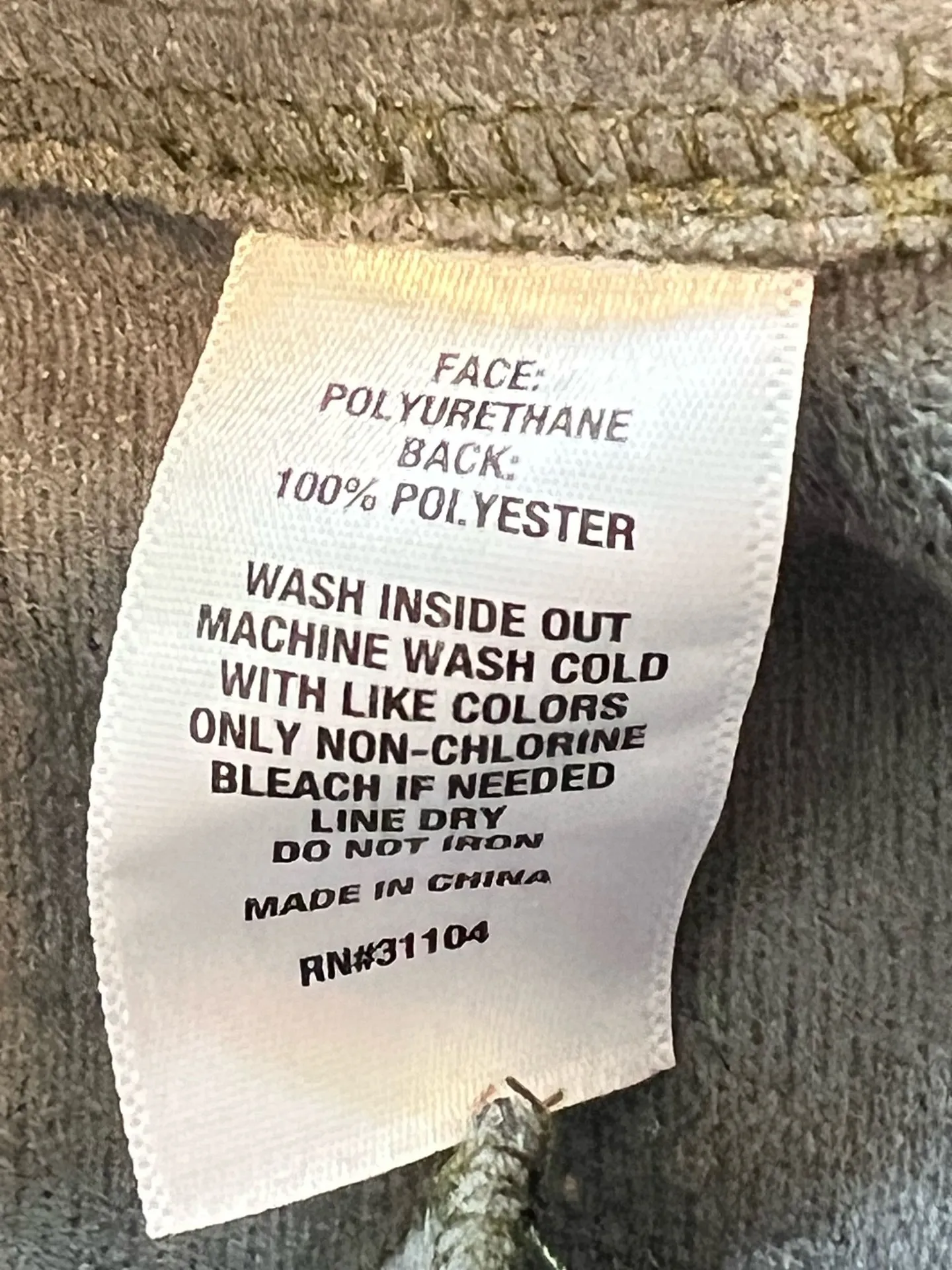 Olive green vegan pants  - Image 4