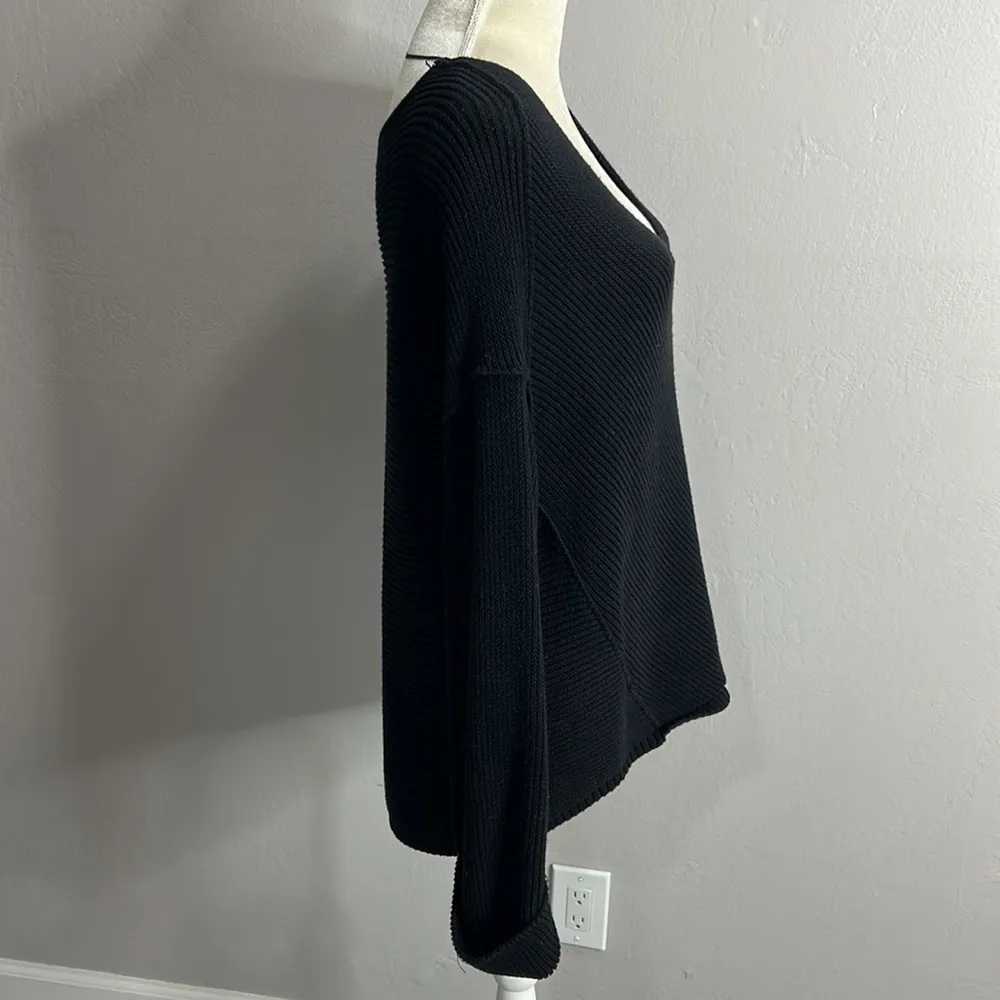 Free people • la brea vneck oversized ribbed sweater - Image 35