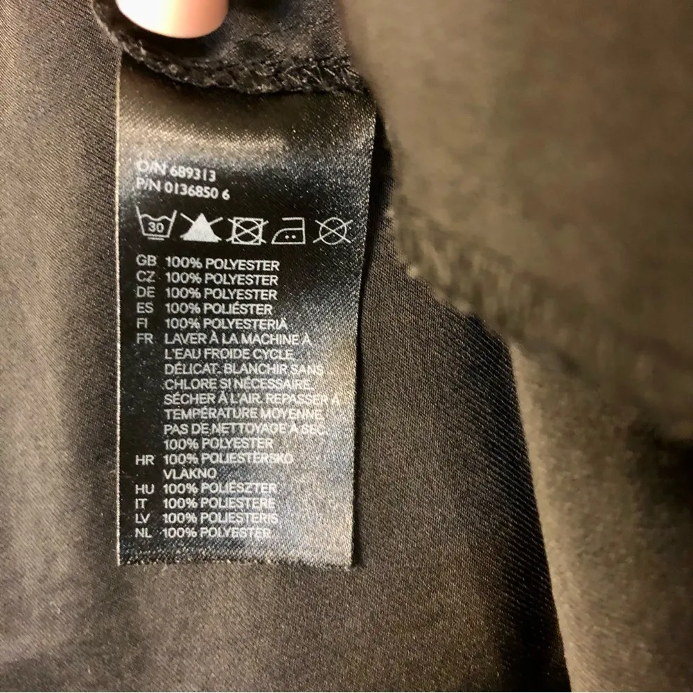 H&M Front Zip Black Dress - Image 13