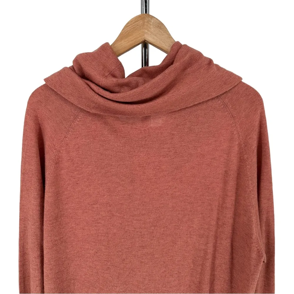 Joie Wool Cashmere Blend Wesley Cowl Neck Long Sleeve Sweater Heather Clay S NWT - Image 4