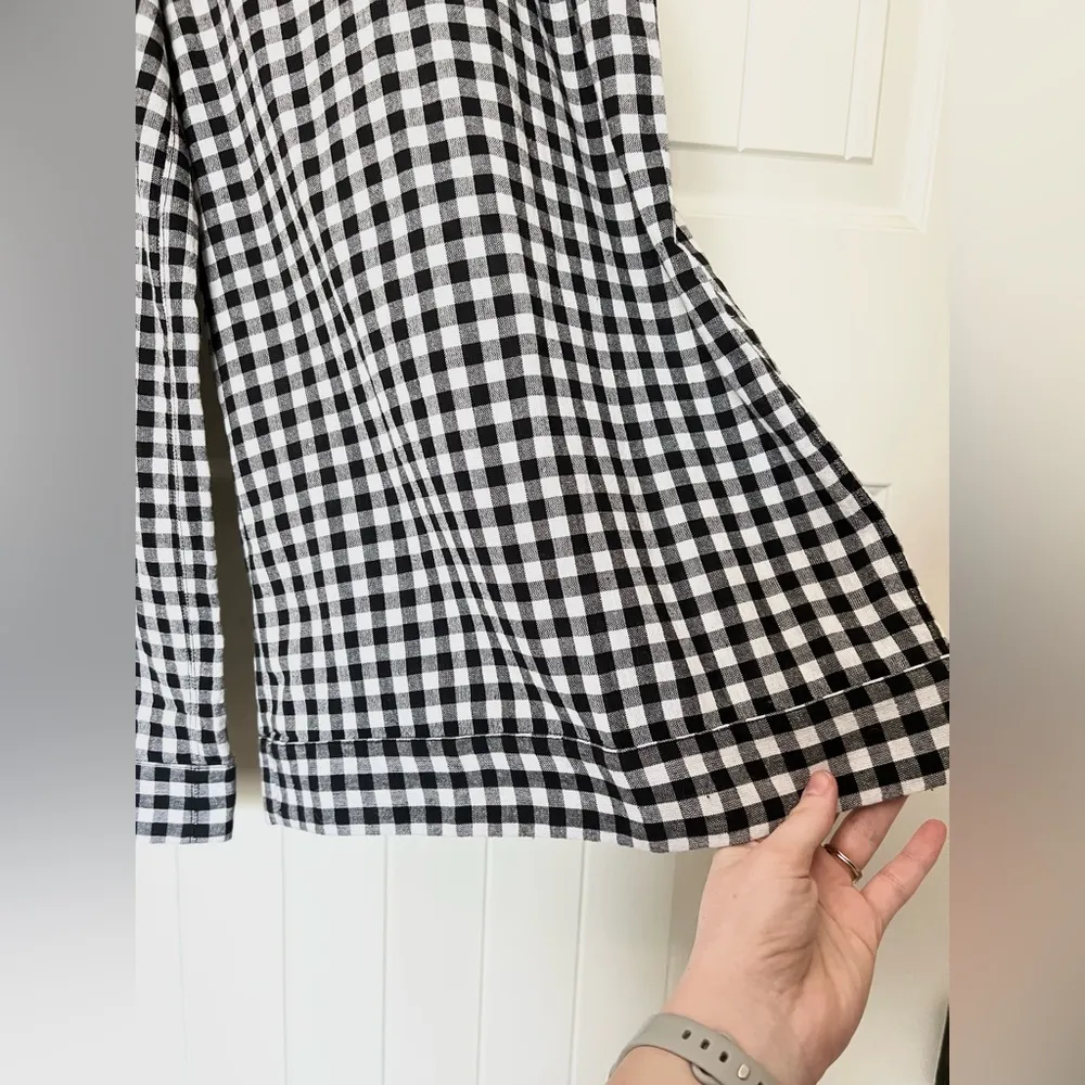 NWOT Whistles Penny Tie Strap Gingham Jumpsuit Size 14 - Image 10