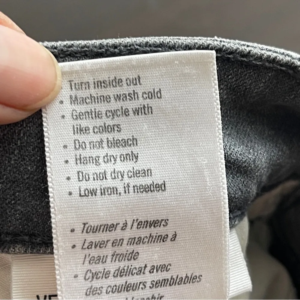 PAIGE | Gray Verdugo Ultra Skinny Denim Jeans Sz 24 - Image 7