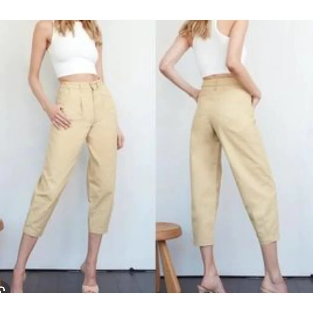 Billie the Label Devon Pant Size 2 Khaki Lagenlook Business Beach wear - Image 41