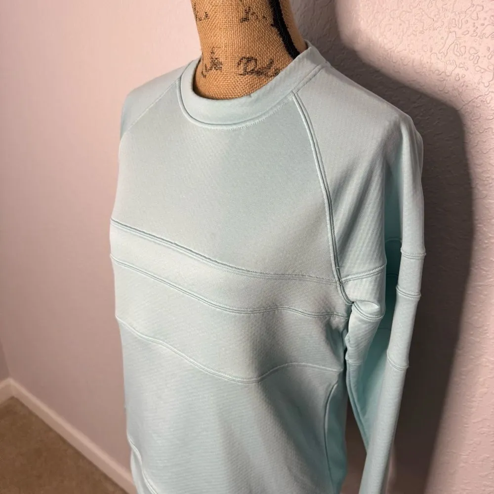 Cotopaxi Women Bandera Crew Technical Fleece Sweatshirt Aqua Size S Travel Gorp Blue - Image 3