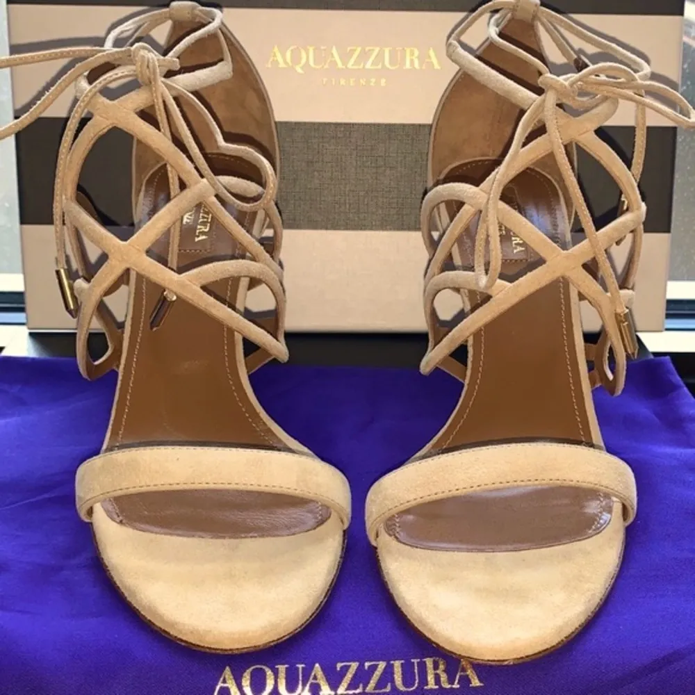 NIB Aquazzura Gigi 75 Sabbia in Nude Size undefined - Image 5