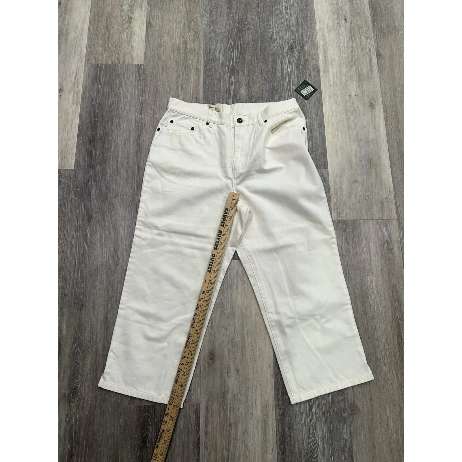 Polo Lauren‎ Jeans Co Ralph Lauren Capri Pants Capris Jeans Denim Cropped Size 8 - Image 7