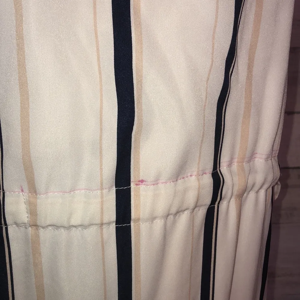 Buckle the room Striped Dress cream and black size small NWT western sum… - Image 7