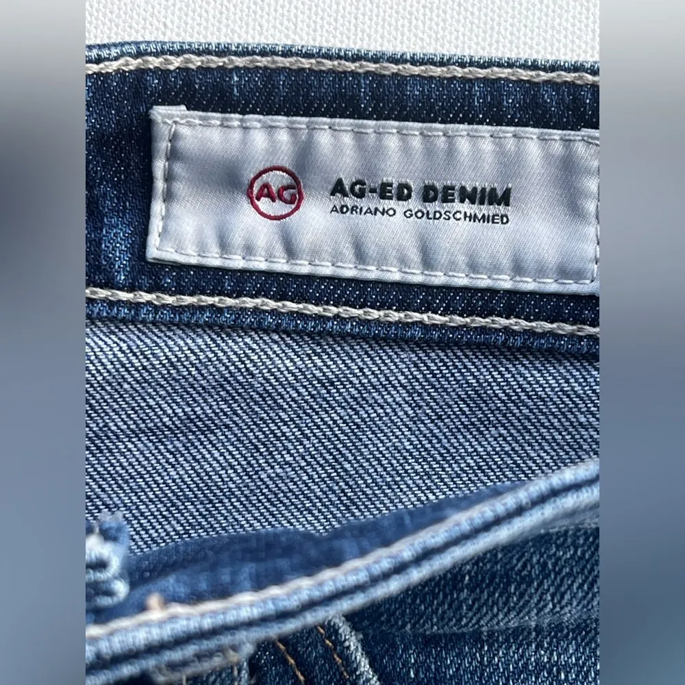 AG ADRIANO GOLDSCHMIED Hailey  Cutt Off EX Boyfriend Denim Shorts - Image 9