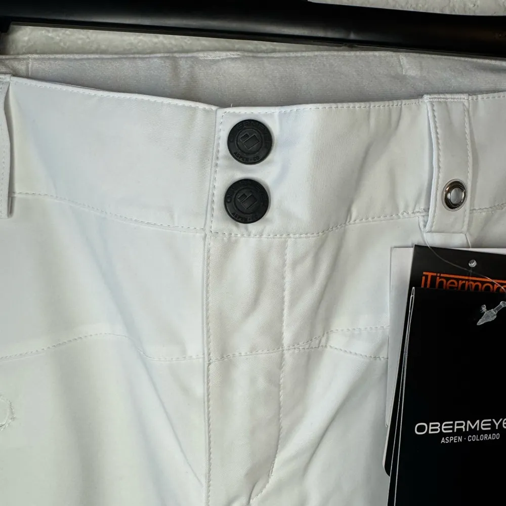Obermeyer Malta NWT Ski Snowboard Snow Pant White Size 14 Women’s - Image 6