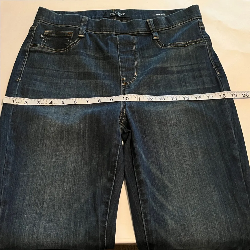 Judy Blue Pull On Slim Boot High Rise Size 11/30 - Image 5