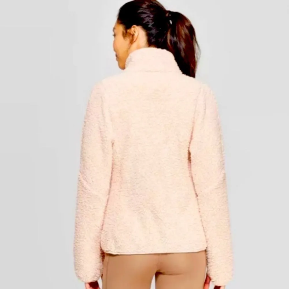 Champion Zip-Up Sherpa Jacket Size XS - Image 3