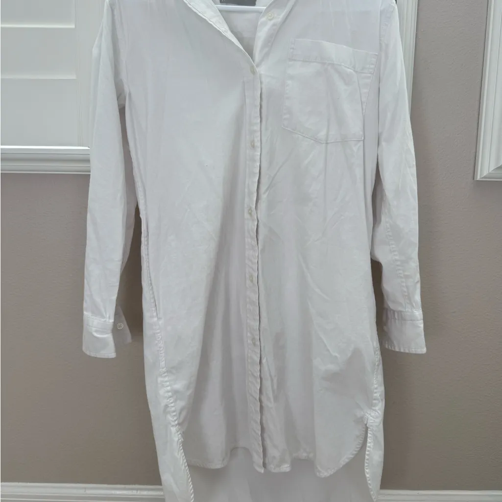 Everlane longsleeve Button-Up Shirt Dress - Image 4