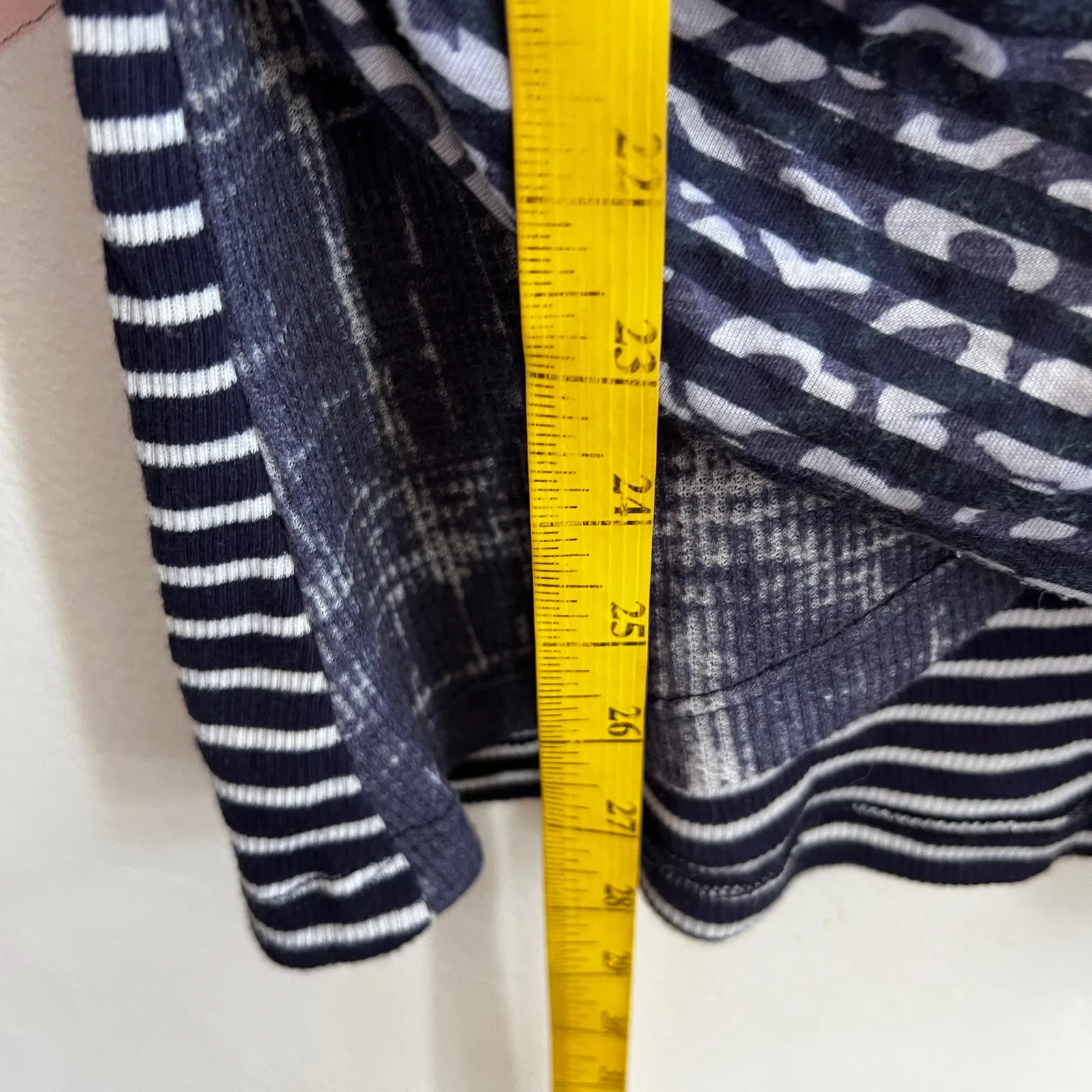 Animal Print Y2K Grunge Top Edgy Retro 2000s Indie Sleaze Small Blue - Image 6